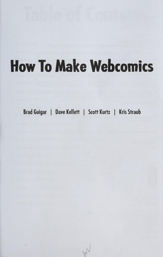Cover of How to make webcomics