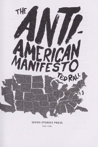 Cover of The anti-American manifesto