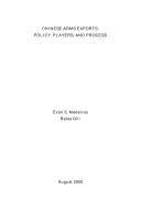 Cover of Chinese Arms Exports