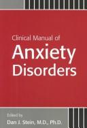 Cover of Clinical manual of anxiety disorders