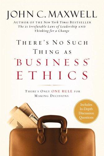 Cover of There's no such thing as "business" ethics
