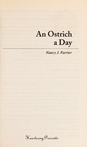 Cover of An ostrich a day