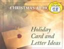 Cover of Holiday Card and Letter Ideas (Christmas at Home (Barbour))