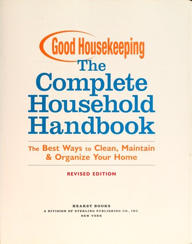 Cover of The complete household handbook
