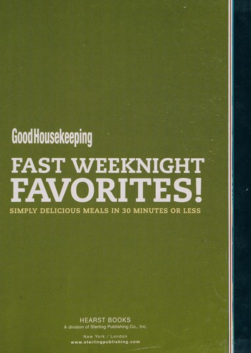 Cover of Good Housekeeping fast weeknight favorites