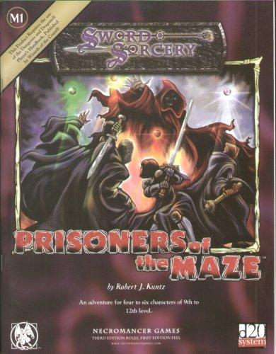 Cover of Prisoners of the Maze (Sword Sorcery)