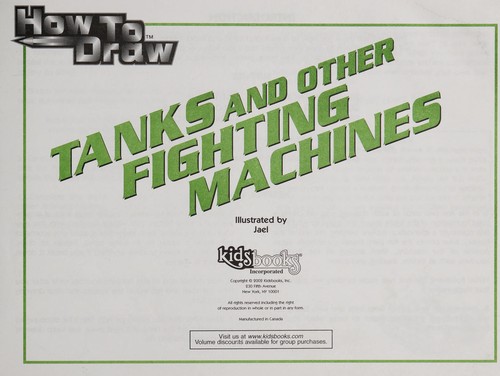 Cover of How to draw tanks and other fighting machines