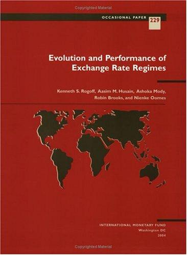 Cover of Evolution and performance of exchange rate regimes