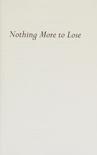 Cover of Nothing More to Lose