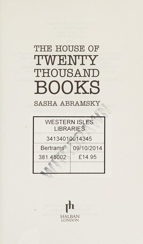 Cover of The house of twenty thousand books