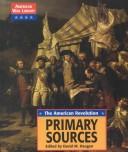 Cover of The American Revolution: Primary Sources