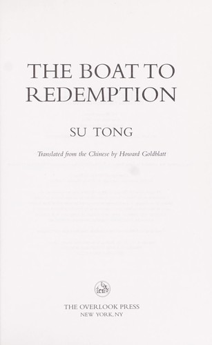 Cover of The boat to redemption