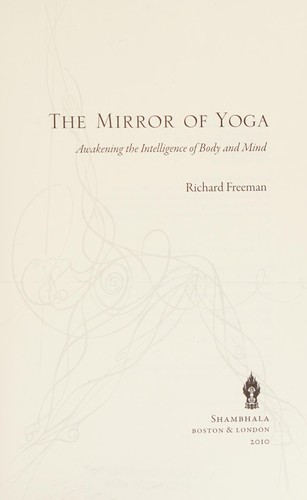 Cover of The mirror of yoga