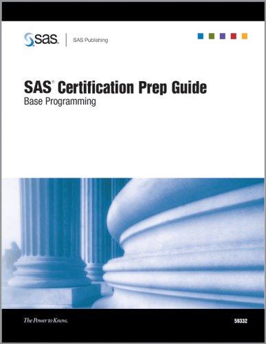 Cover of SAS Certification Prep Guide