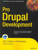 Cover of Pro Drupal development