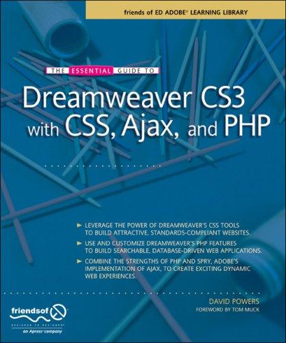 Cover of The Essential Guide to Dreamweaver CS3 with CSS, Ajax, and PHP