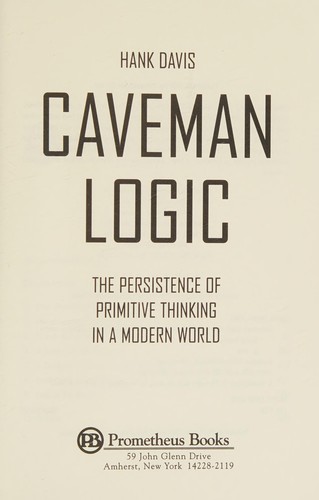 Cover of Caveman logic