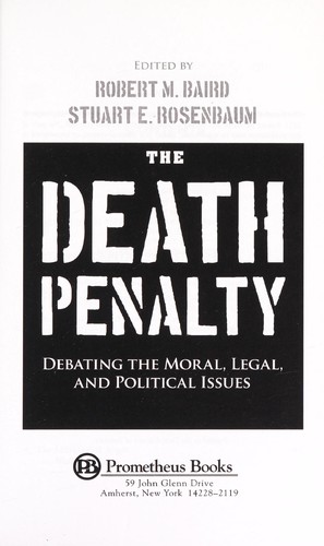 Cover of The death penalty