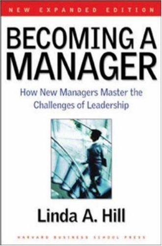 Cover of Becoming a manager