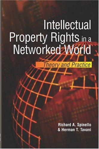 Cover of Intellectual Property Rights in a Networked World