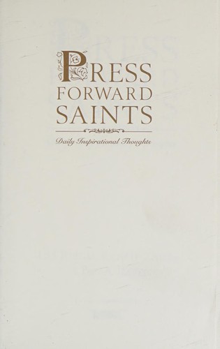 Cover of Press Forward Saints