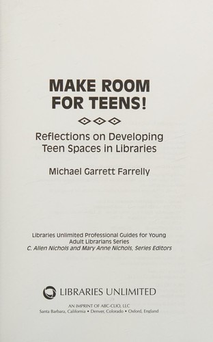 Cover of Make Room for Teens!