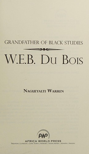 Cover of Grandfather of Black studies