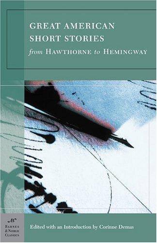 Cover of Great American Short Stories: From Hawthorne to Hemingway