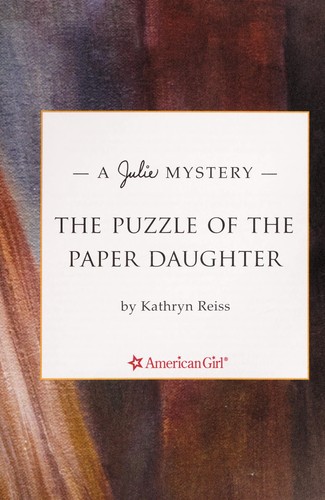 Cover of The puzzle of the paper daughter