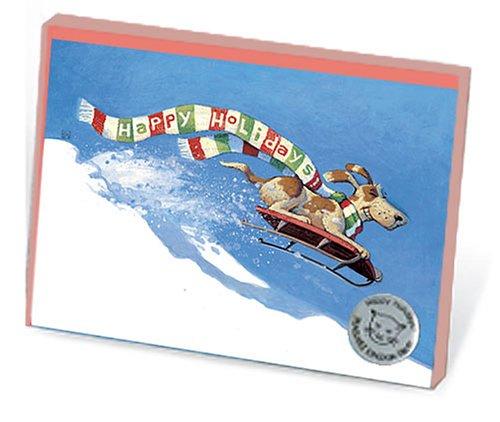 Cover of 3497G Dog on Sled Christmas Cards