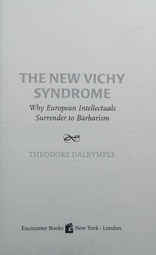 Cover of The new Vichy syndrome