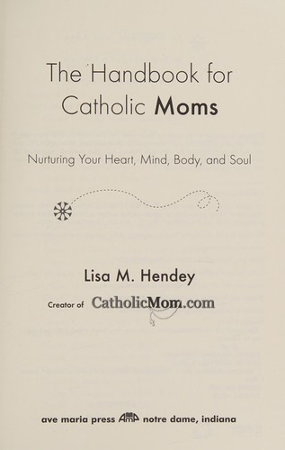 Cover of The handbook for Catholic moms