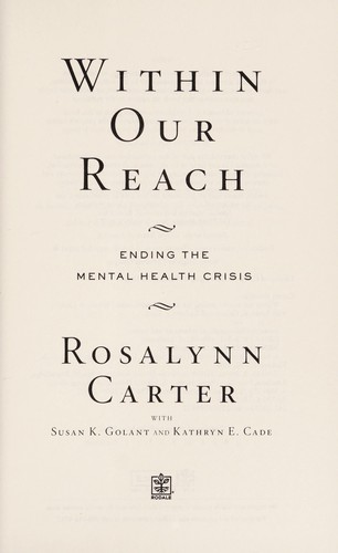 Cover of Within our reach
