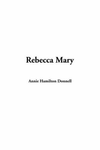 Cover of Rebecca Mary