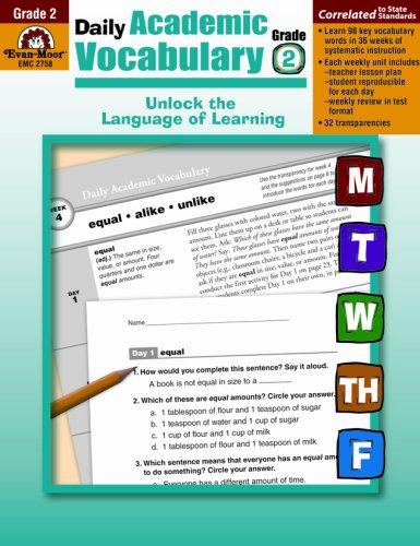 Cover of Daily Academic Vocabulary, Grade 2