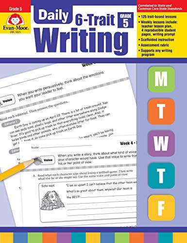 Cover of Evan-Moor Daily 6-Trait Writing, Grade 5