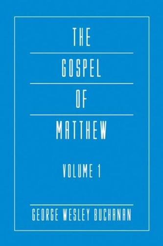 Cover of The Gospel of Matthew, Volume 1