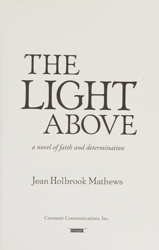 Cover of The light above