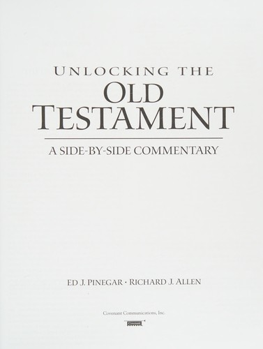 Cover of Unlocking the Old Testament