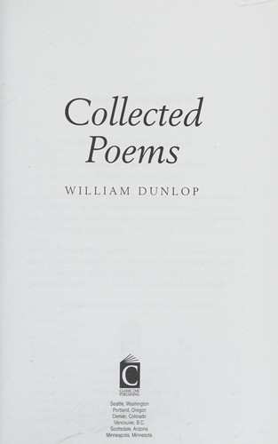 Cover of Collected poems