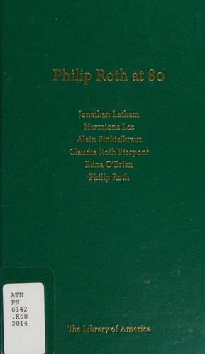 Cover of Philip Roth at 80
