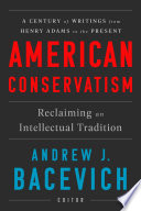 Cover of American Conservatism