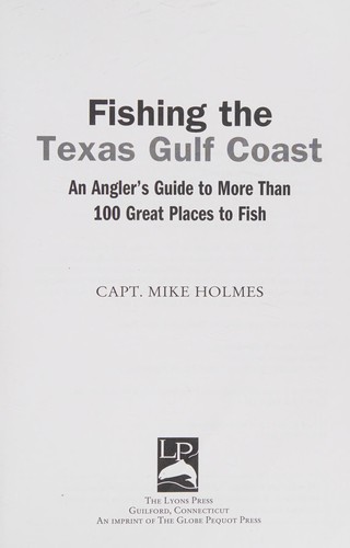 Cover of Fishing the Texas gulf coast