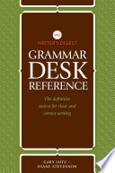 Cover of Writer's Digest Grammar Desk Reference