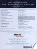 Cover of HAG Fine Art Signature Auction Catalog #638
