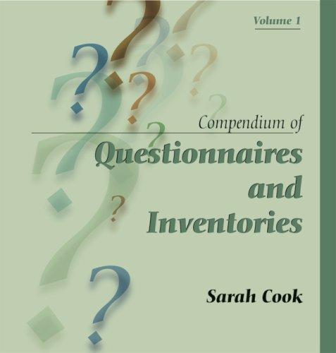 Cover of Compendium of Questionnaires and Inventories Volume 1