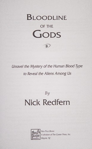 Cover of Bloodline of the gods