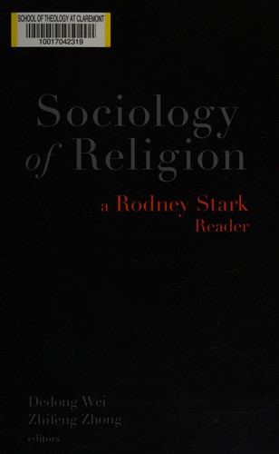 Cover of Sociology of Religion A Rodney Stark Reader