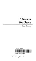 Cover of A season for Grace