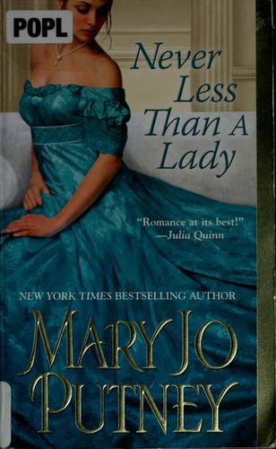 Cover of Never less than a lady